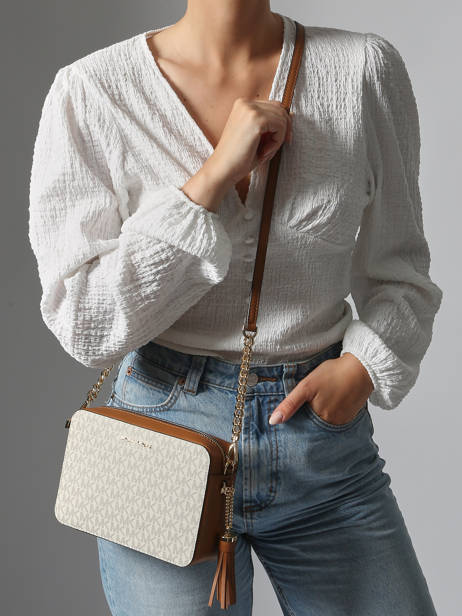 Crossbody Bag Jet Set Item Michael kors Beige jet set F8GF5M2B other view 2