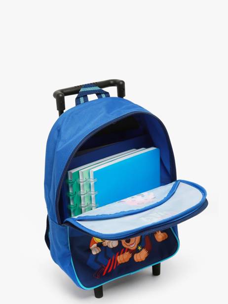 Mini Wheeled Schoolbag Paw patrol Blue go pups go 4543 other view 3