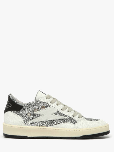 Sneakers Dany En Cuir Semerdjian Argent women DANY
