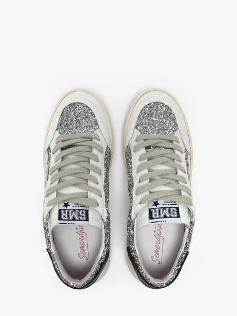 Sneakers Dany En Cuir Semerdjian Argent women DANY vue secondaire 4