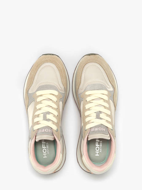 Sneakers City Antibes In Leather Hoff Beige women 12402001 other view 4