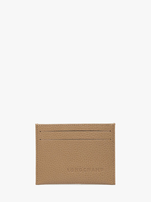 Longchamp Le foulonné Bill case / card case Beige
