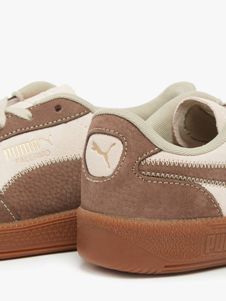 Sneakers Palermo Wine Club In Leather Puma Brown women 40334901 other view 3