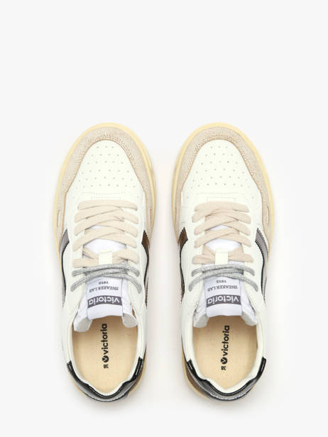 Sneakers In Leather Victoria White women 1257135 other view 4