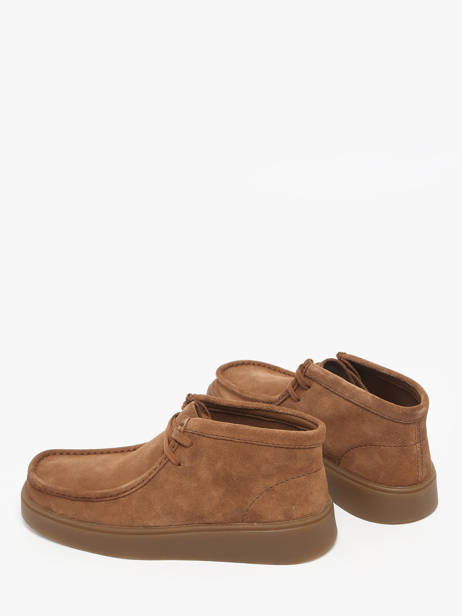 Ankle Derby Shoes Torview In Leather Clarks Brown men 26184609 other view 3