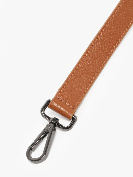 Leather Caviar Shoulder Strap Milano Brown caviar CA250610 other view 1