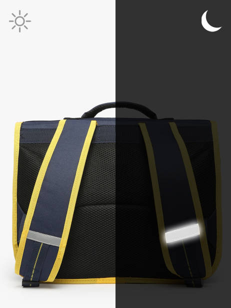 2-compartment Satchel Real madrid Blue real 24BR203C other view 5