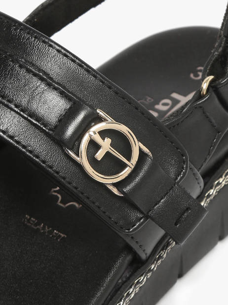 Sandals In Leather Tamaris Black women 44 other view 2