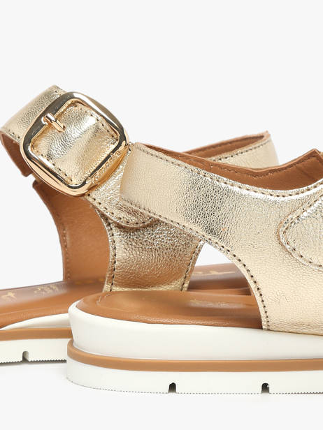 Sandals In Leather Tamaris Gold women 44 other view 2