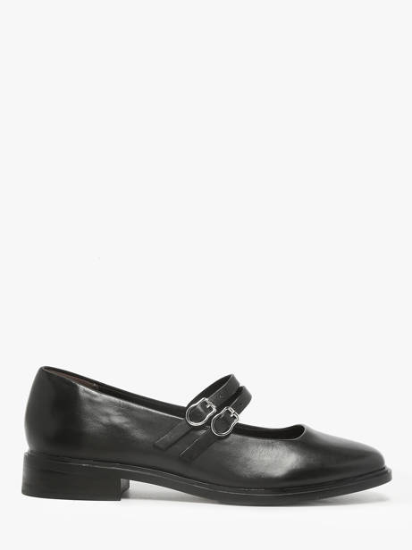 Ballerinas With Straps In Leather Tamaris Black women 45