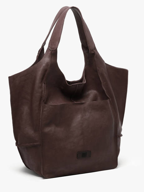 Sac Porté épaule Heritage Cuir Biba Marron heritage HOM1L vue secondaire 2