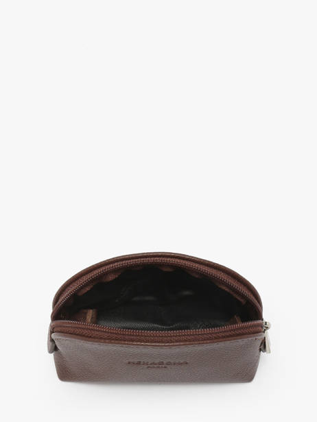 Leather Coin Purse Confort Hexagona Brown confort 460597 other view 1