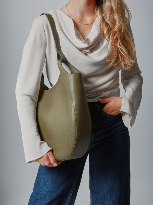Longchamp Le foulonné Hobo bag Green