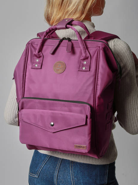Customisable Backpack Adventurer Medium Cabaia Violet adventurer BAGS other view 1