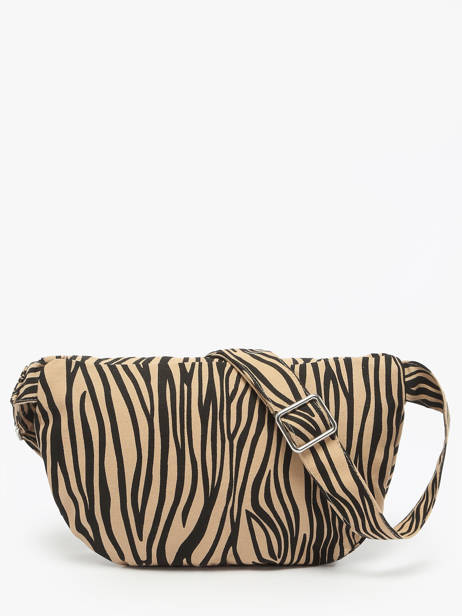 Recycled Coton Custine Belt Bag Rivedroite Blue wild tribe CUSTIWIL other view 4