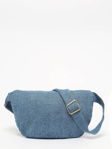 Le Sac Banane Custine Coton Recyclé Rivedroite Bleu timeless CUSTITIM vue secondaire 4