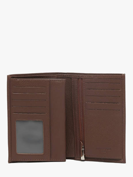 Wallet Leather Hexagona Brown confort 461009 other view 1