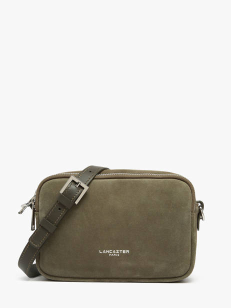 Shoulder Bag Suede Leather Lancaster Green suede 65