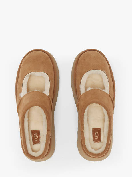 Chaussures Derbies En Cuir Ugg Marron women 1167612 vue secondaire 4