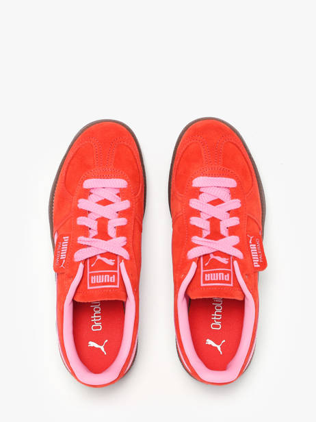 Sneakers En Cuir Puma Rouge women 39646372 vue secondaire 4