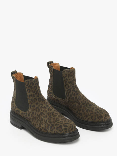 Boat Shoes In Leather Aliwell Green women A0631 other view 2