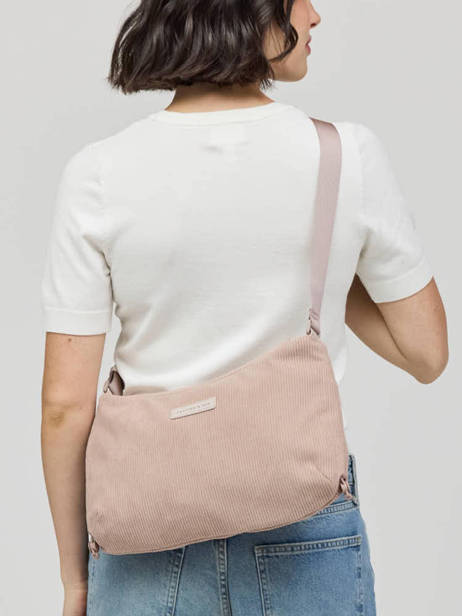Skara Small Cord - Crossbody Bag  Kapten and son Pink cord SC other view 1