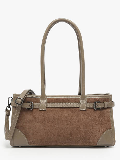 Shoulder Bag Velvet Caviar Milano Brown velvet caviar VC25062