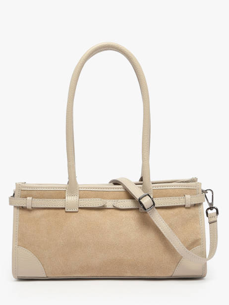 Sac Porté épaule Velvet Caviar Milano Beige velvet caviar VC25062 vue secondaire 4