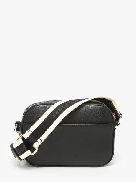 Sac Bandoulière Th Logotape Polyurethane Tommy hilfiger Noir th logotape AW17450 vue secondaire 4