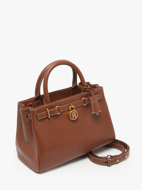 Satchel American Icon Leather Tommy hilfiger Brown american icon AW17926 other view 2
