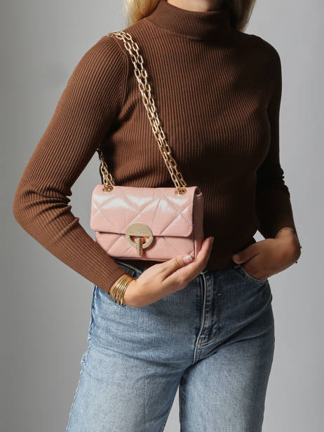 Sac Nano Moon En Cuir Vanessa bruno Rose moon 84V40326 vue secondaire 1