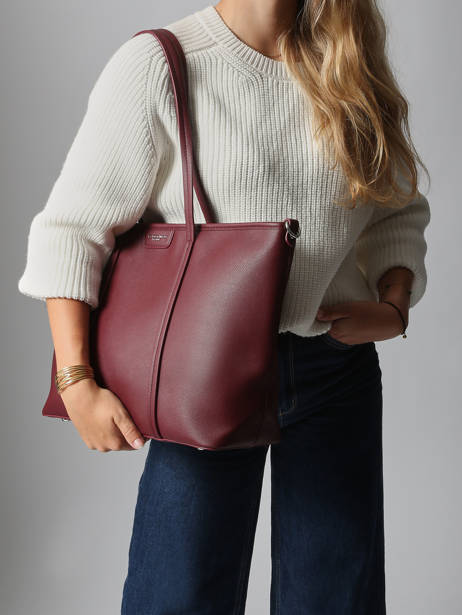 Sac Porté épaule Saffiano Miniprix Rouge saffiano F8594 vue secondaire 1