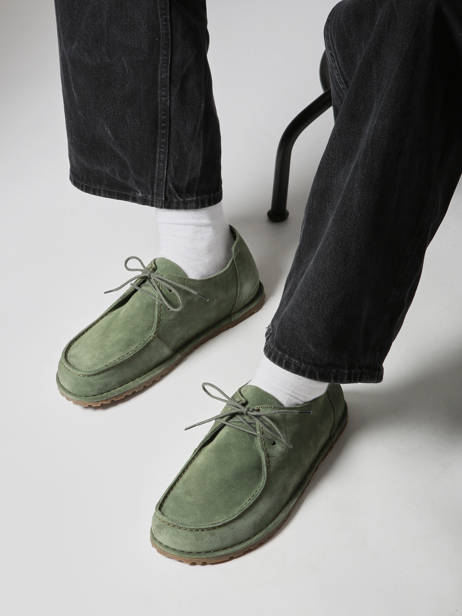 Derby Shoes Utti In Leather Birkenstock Green men 1030109 other view 1
