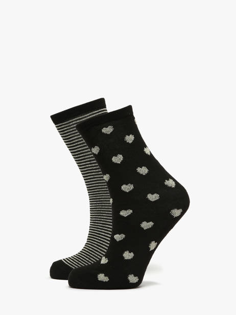 Women's Socks Nina 2 Pairs Pieces Black socks women 17148832