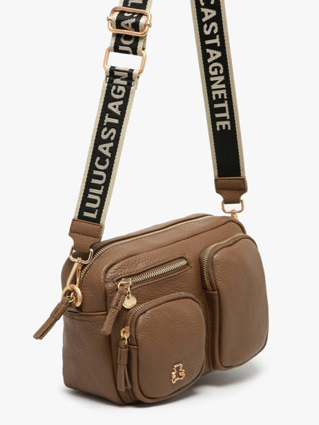 Sac Bandoulière Pocket Lulu castagnette Marron pocket ZAHRA vue secondaire 2