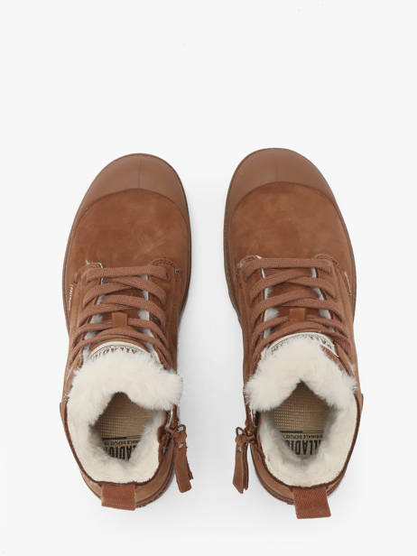 Boots In Leather Palladium Brown women 95982291 other view 4