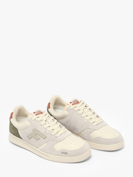 Sneakers En Cuir Faguo Beige men 25CG3206 vue secondaire 1