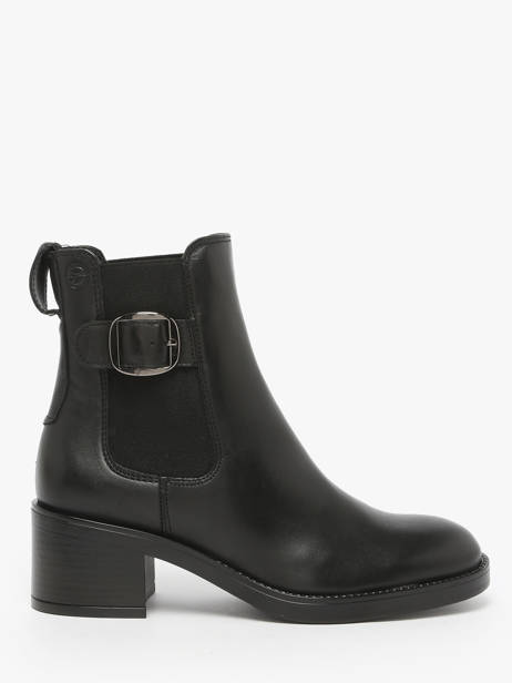 Heeled Boots In Leather Tamaris Black women 45
