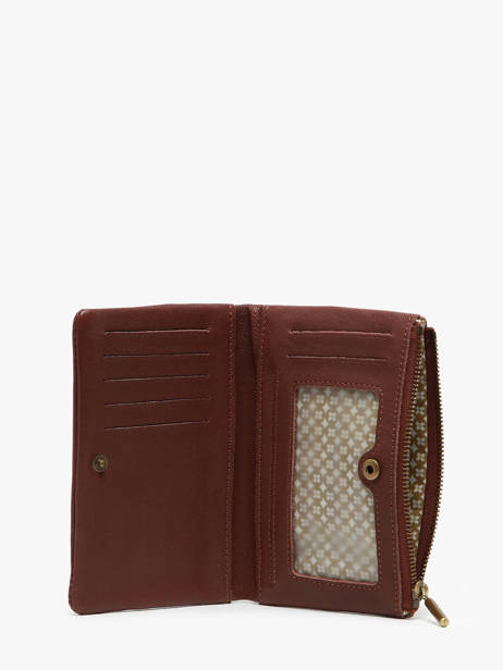 Wallet Leather Mila louise Beige vintage 3760C other view 1