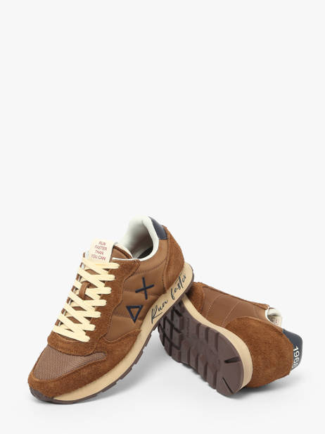 Sneakers En Cuir Sun68 Marron men Z4510580 vue secondaire 2