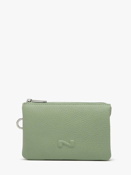 Trousse 2 Compartiments Cuir Nathan baume Vert original n 283N