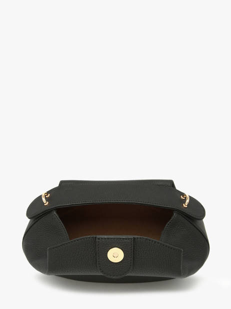 Sac Bandoulière Nymphea Cuir Nathan baume Noir nymphea 2 vue secondaire 3