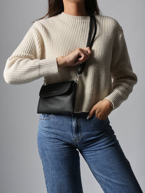 Shoulder Bag Grained Miniprix Black grained H9158 other view 1