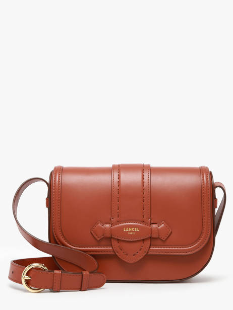 Shoulder Bag Sienna Leather Lancel Red sienna A13719