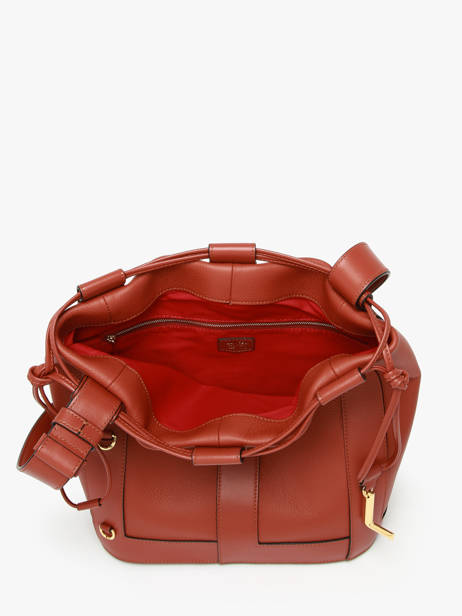 Shoulder Bag Elles Leather Lancel Red elles A13980 other view 3