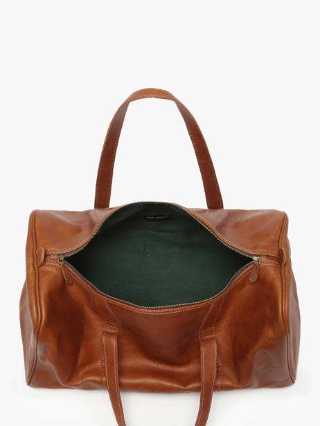 Travel Bag Vintage Paul marius Brown vintage CABINE other view 3