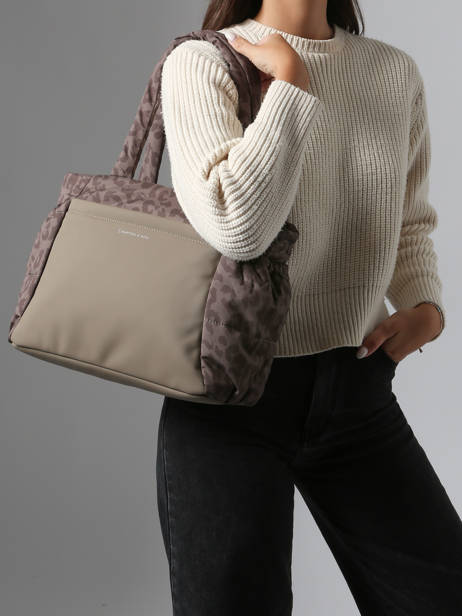 Shopping Bag Leo Kapten and son Brown leo L other view 1