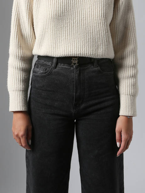 Belt Tommy hilfiger Black th logo AW17496 other view 1