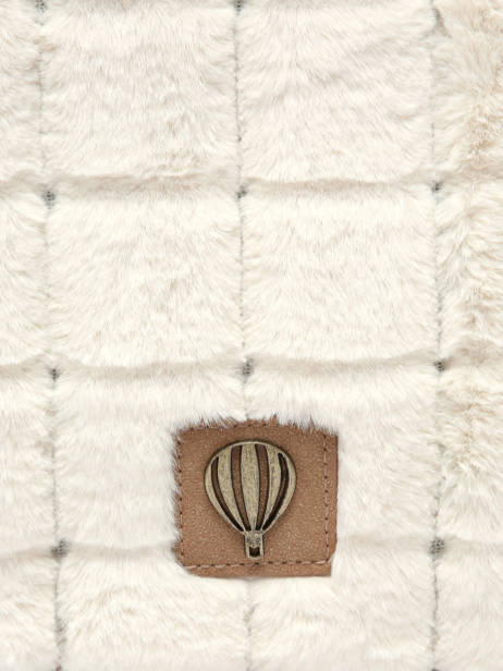 Sac Bandoulière Quadri Le voyage en panier Beige quadri AHP270 vue secondaire 3