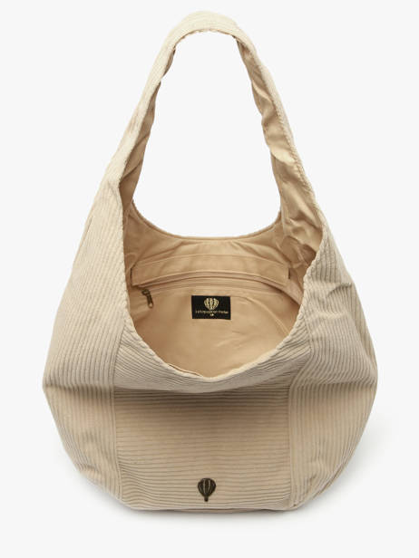 Shoulder Bag Velours Le voyage en panier Brown velours AHP243 other view 3